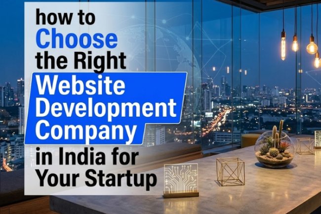how to Choose the Right Website Development Company in India for Your Startup