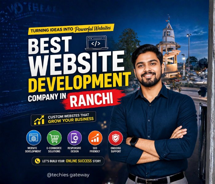Best Website Development Company in Ranchi | Techies Gateway