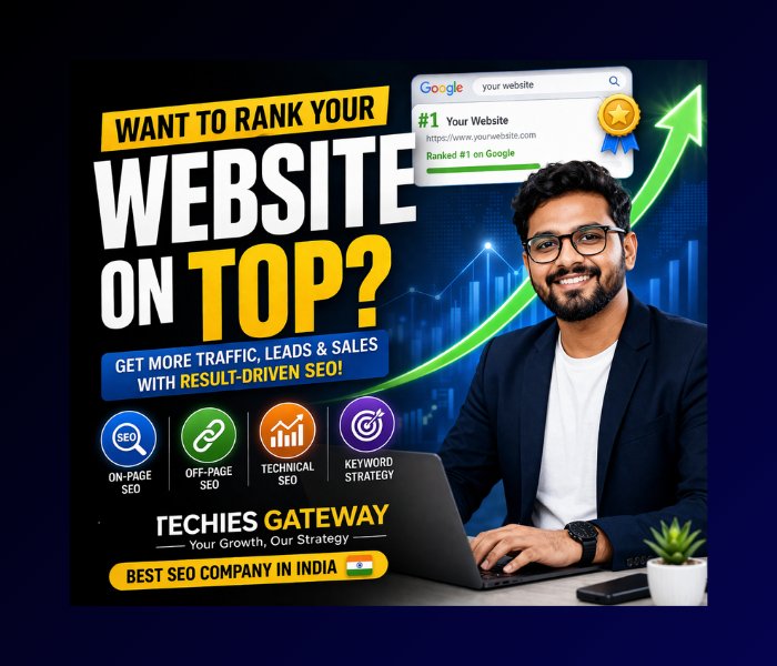 Want to Rank Your Website on Top? Techies Gateway | Best SEO Company in India